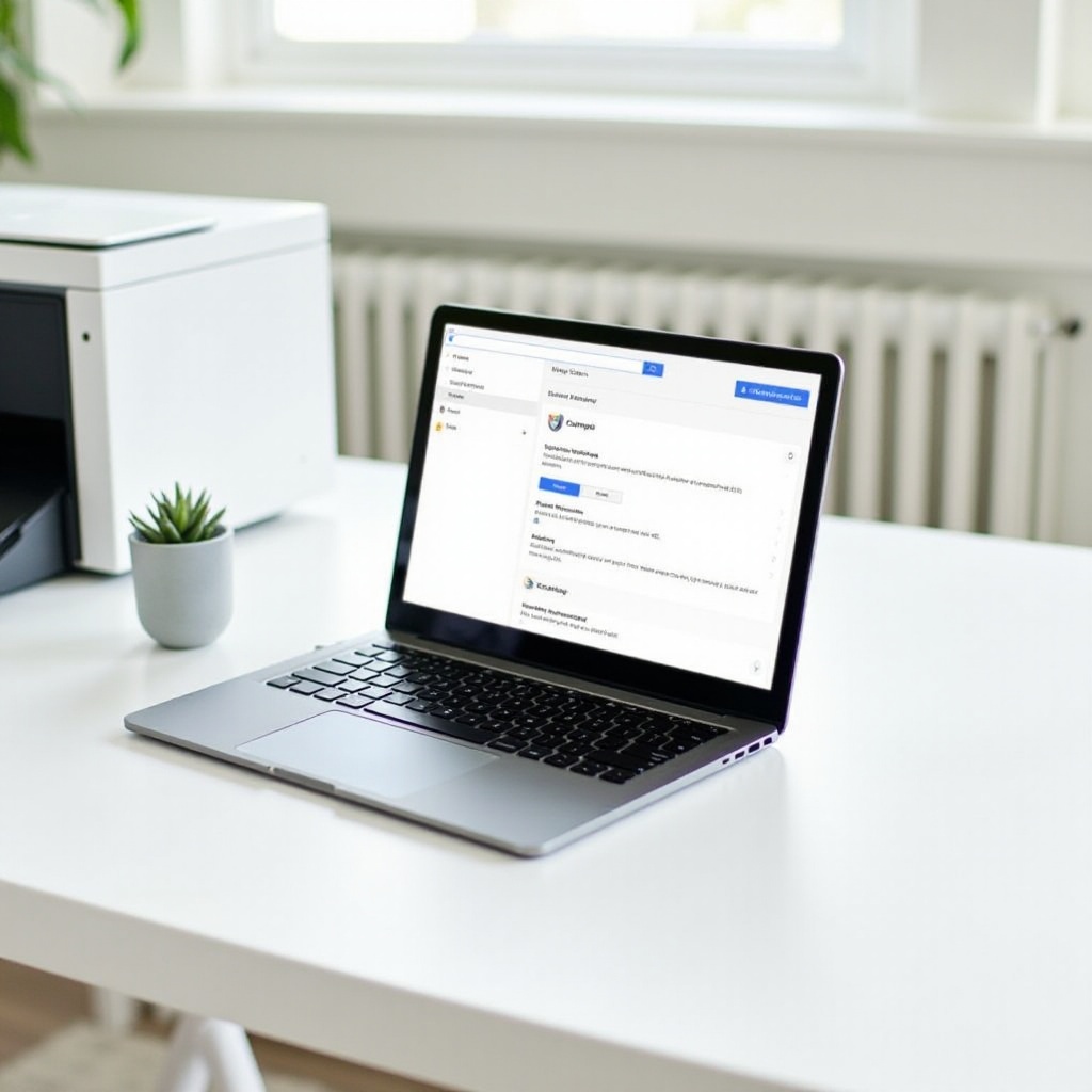 كيفية توصيل جهاز Chromebook بالطابعة